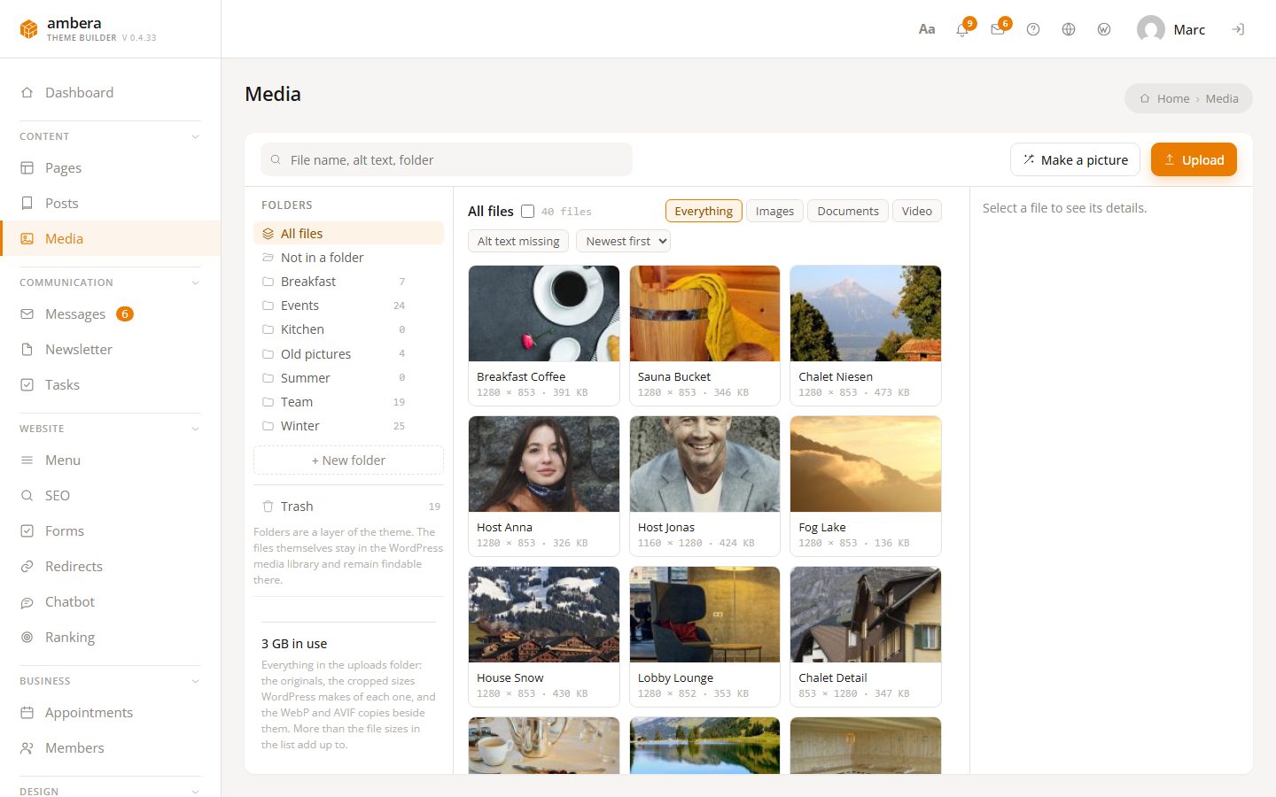 Generate, edit, cut out — in the media library.